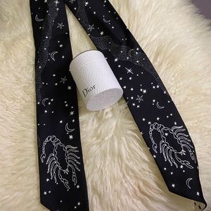 New Christian Dior Zodiac Scorpio Mitzah scarf